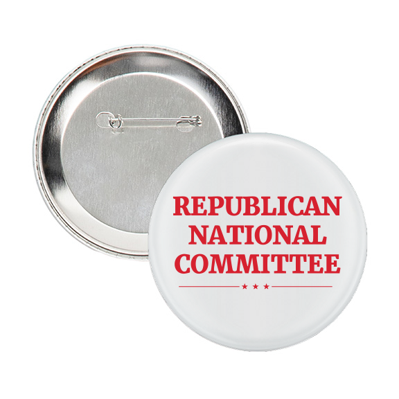 Republican National Committee Red Logo Buttons – Official GOP Store