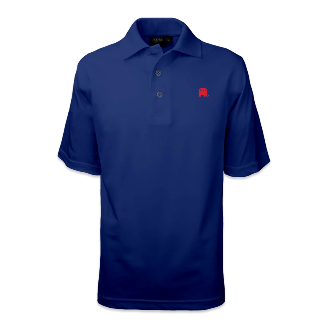 Navy Embroidered Polo Official GOP Store