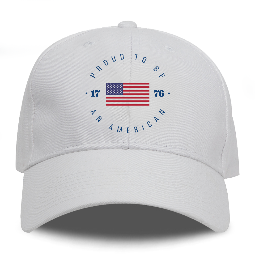 Proud To Be an American Flag Baseball Cap